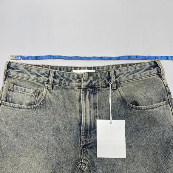 Entire Studios Unisex Slim-Flared Cotton Jeans Size S Surface Wave - Picture 8 of 9